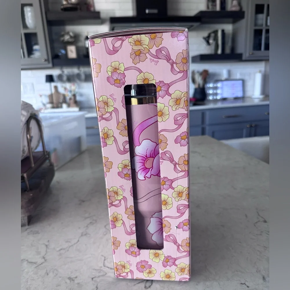 Never Opened - Barbie Just Peachy Floral Stanley - Just Peachy